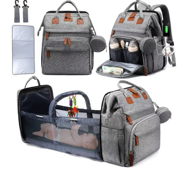 Large Capacity Mother and Baby Backpack (One Piece)