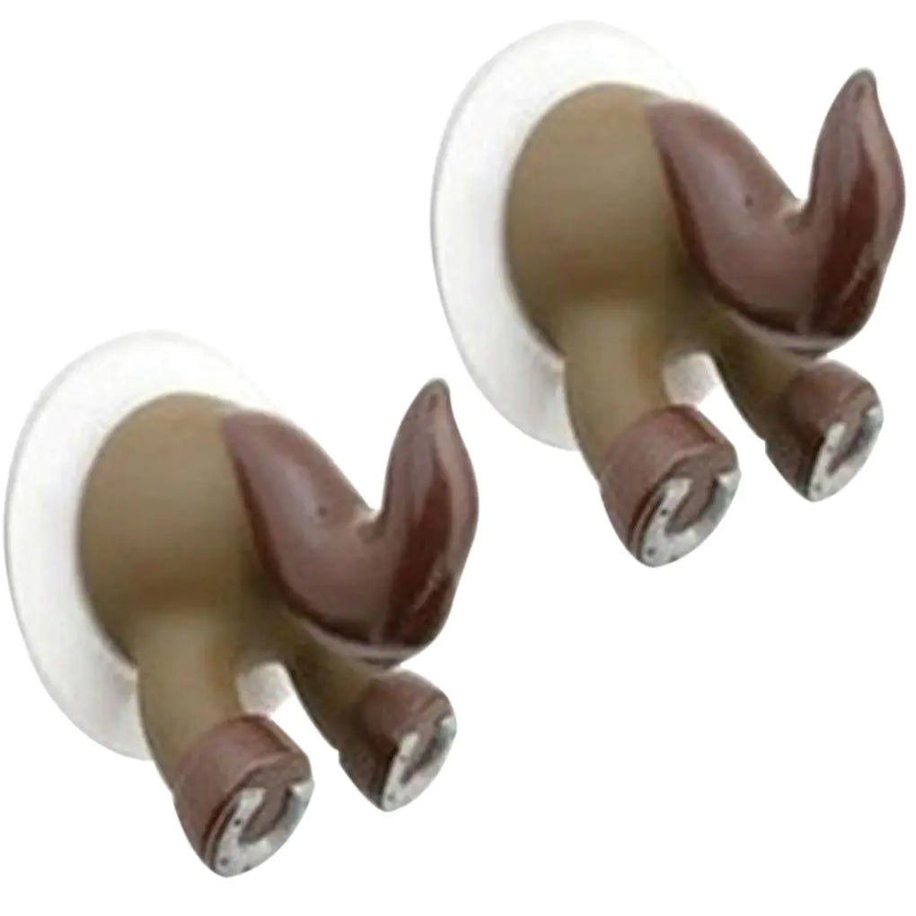 Cartoon Animal Tail Wall Hook with Strong Suction Cup