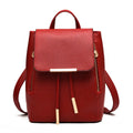 High-Quality PU Leather Backpack for Girls - Large Capacity