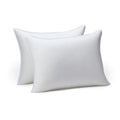 Amazon Basics Down Alternative Pillow for Back Side Sleepers Medium Density Standard Size 26" x 20" 2-Pack White