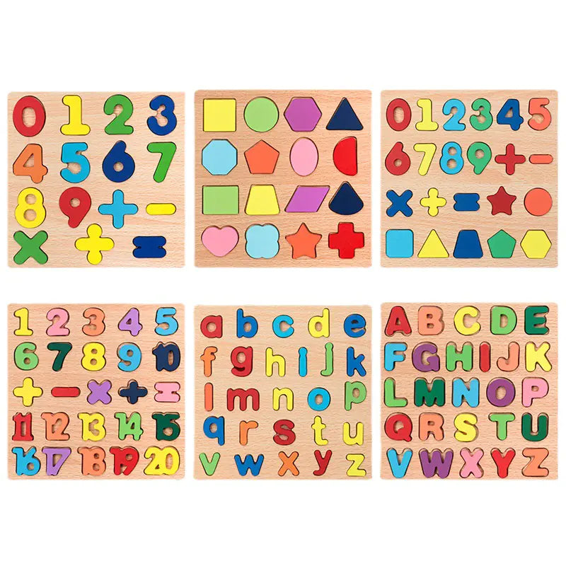 Children's Wooden Jigsaw Puzzle Toy for Early Education