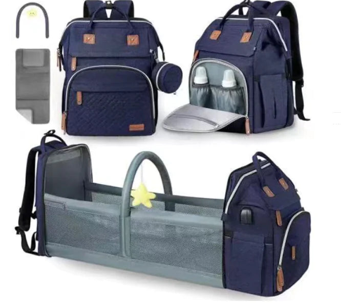 Large Capacity Mother and Baby Backpack (One Piece)